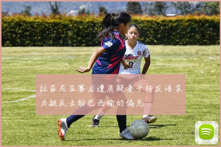 拉菲尼亚赛后遭质疑妻子转发语录力挺反击盼巴西输的偏见